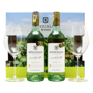 McGuigan Signature Moscato Gift Pack (2 Bottles + 2 Glasses)